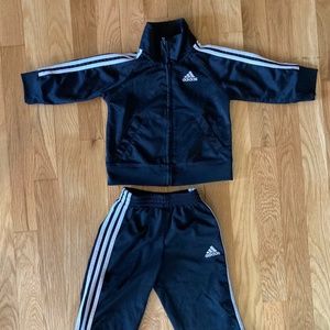 Adidas Baby Tracksuit 12 months Black